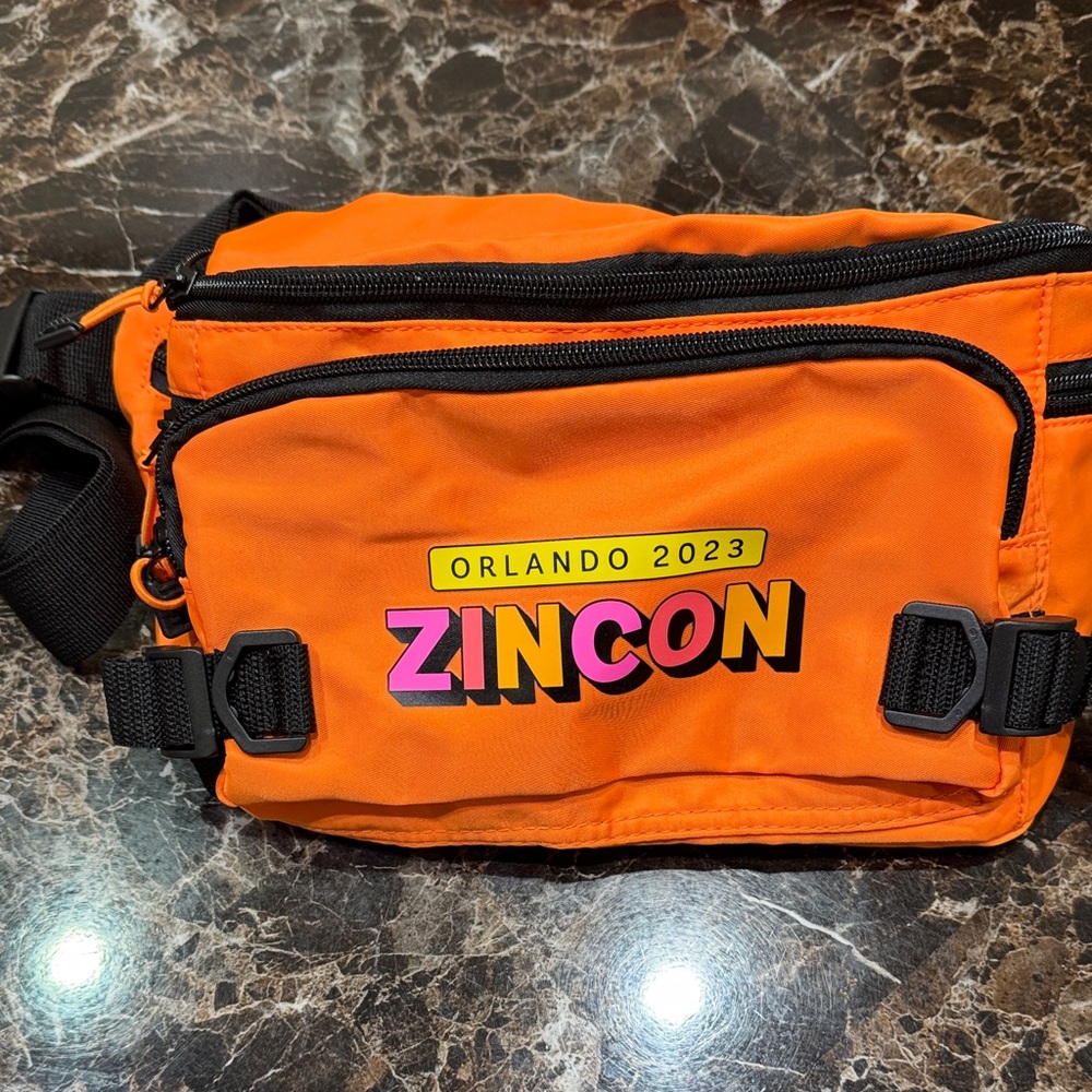 Zumba convention Orange waist Bag